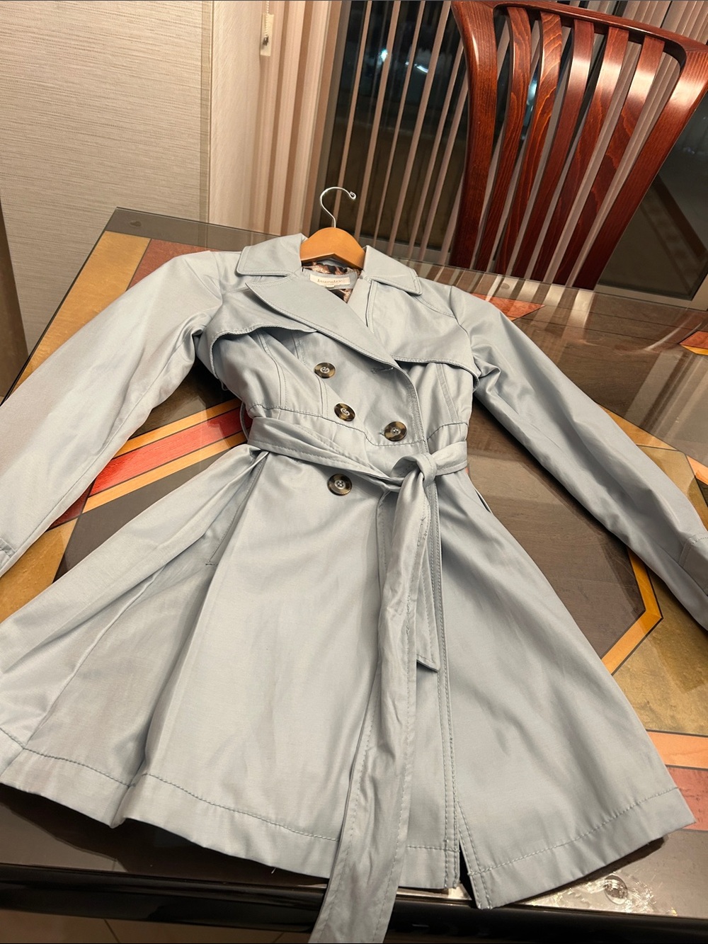 Laundry by Shelli Segal rain coat XS